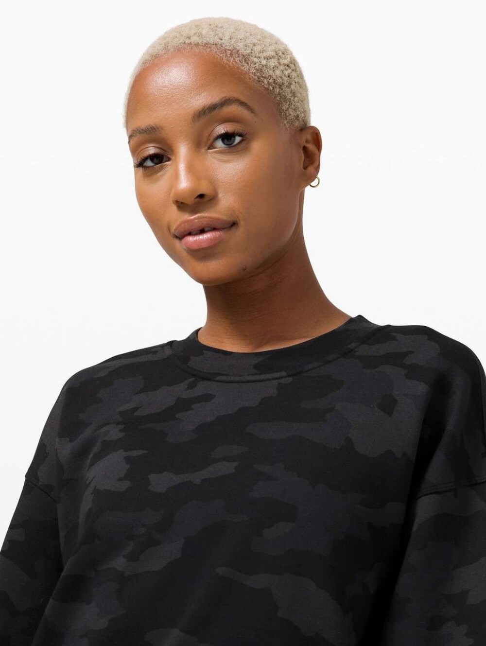 Lululemon Perfectly Oversized Crew Heritage 365 Camo Deep Coal Multi - Picture 5 of 9